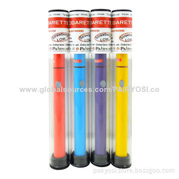 E-cig - manual switch disposable 500 puff, tube packing with display box